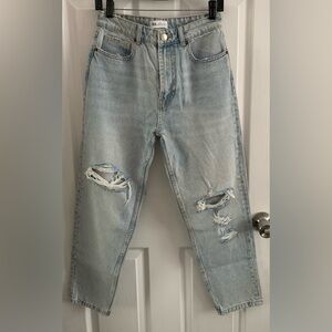 Zara Light Blue Distressed Jeans